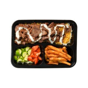 LAMB OVER RICE / SALAD