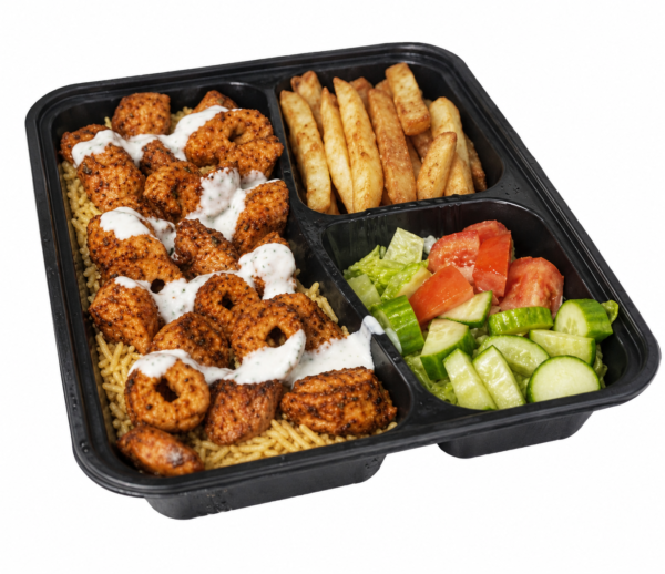Seekh Kebab Over Rice